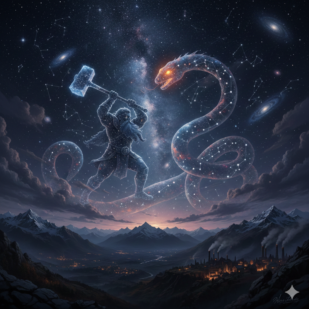 Starforge doing battle with the under mother